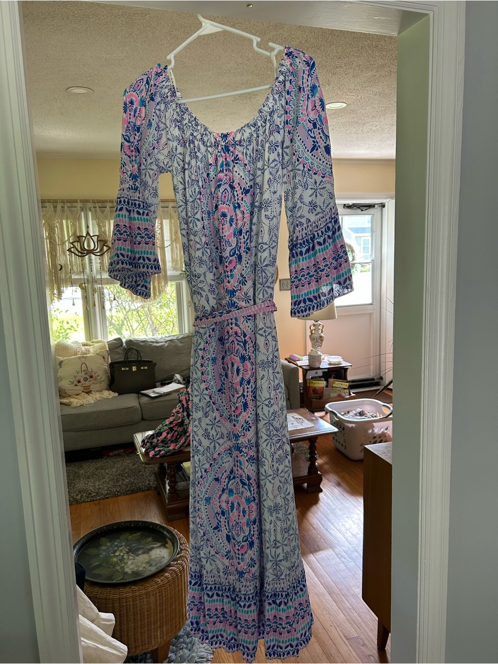 Lilly Pulitzer Maxi Dress Size M, worn once. - Picture 2 of 4
